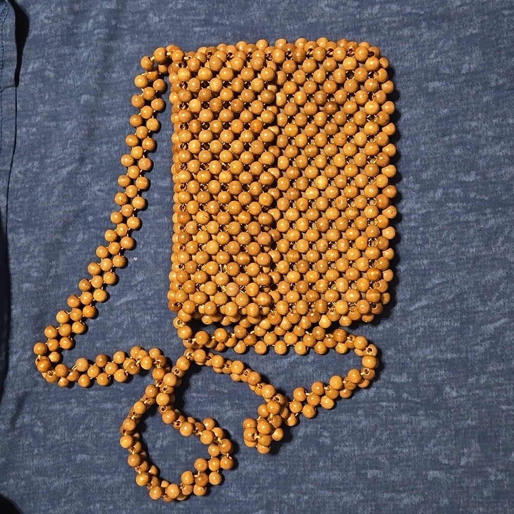 I.N.C. Brown Beaded Bag